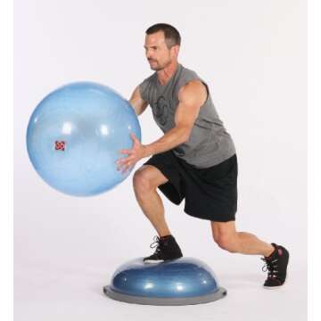 Bosu Balance Trainer and Ballast Ball Combo Kit