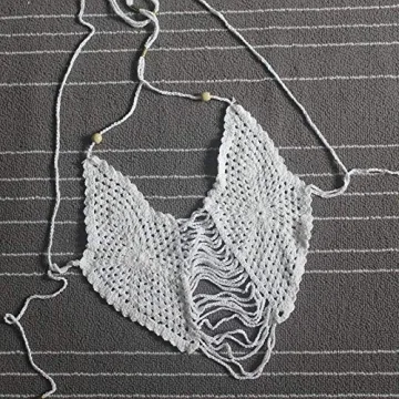 Stylish MBAY Womens Crochet Fringed Swimwear for Summer