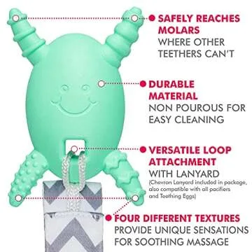 Baby Must Haves Teething Egg Mint Green Bundle Essentials