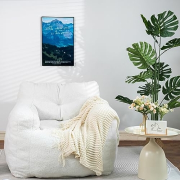 Recaceik Giant Beanbag Chair, Huge Fluffy Faux Fur Bean Bag Lazy Sofa with Filler, Ultra Soft Bean B...