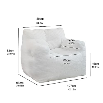 Recaceik Giant Beanbag Chair for Ultimate Comfort
