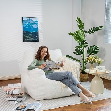 Recaceik Giant Beanbag Chair for Ultimate Comfort