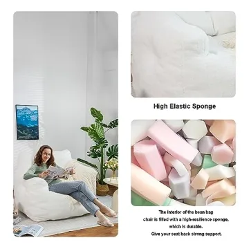 Recaceik Giant Beanbag Chair for Ultimate Comfort