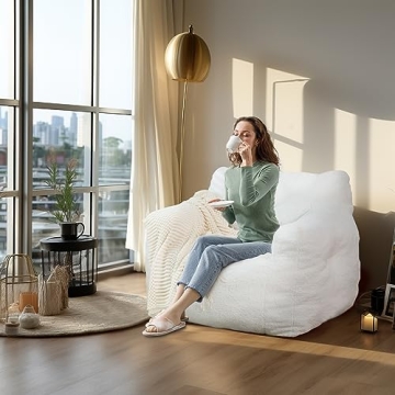 Recaceik Giant Beanbag Chair for Ultimate Comfort