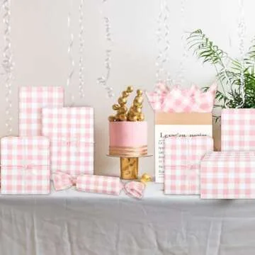 Charming Buffalo Plaid Tissue Paper for Gifts and Crafts