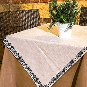 Shappy 20 Yards 28 mm Hollow Music Note Ribbon Musical Grosgrain Engraved Notation Craft Ribbons Clothing Trim Accessories for DIY Handmade Wrapping Homecoming Supplies(1 Roll)