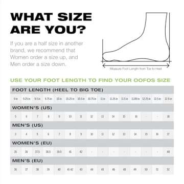OOFOS OOahh Recovery Slide, Black - Women’s Size 9, Men’s Size 7