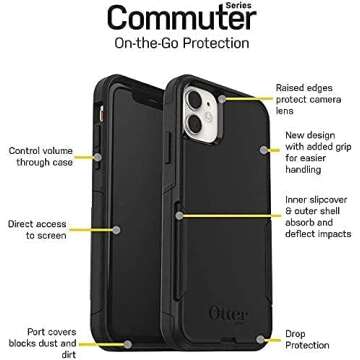 OtterBox Commuter Series Case for iPhone 11 (NOT Pro/Pro Max) Non-Retail Packaging - Ballet Way