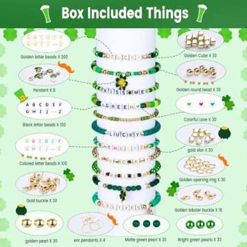 Goldwise St. Patrick's Day Bracelet Kit - 3900 Pcs Fun