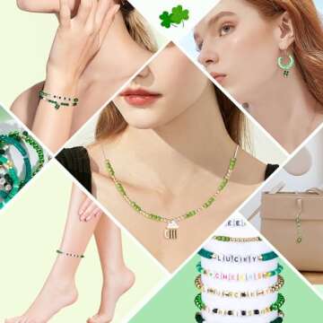 Goldwise St. Patrick's Day Bracelet Kit - 3900 Pcs Fun