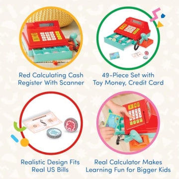 Battat Toy Cash Register: Educational Play for Kids