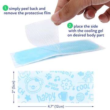 LotFancy Fever Patch for Kids - Instant Cooling Relief