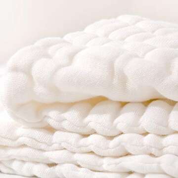 Muslin Baby Blanket & Towel - Soft, Durable Cotton