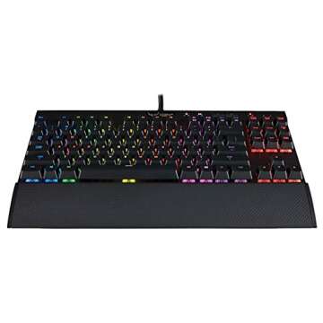 Corsair Gaming K65 RGB Compact Mechanical Gaming Keyboard - with Cherry MX Red Switches