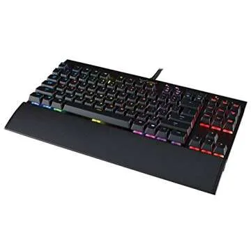 Corsair Gaming K65 RGB Compact Mechanical Gaming Keyboard - with Cherry MX Red Switches
