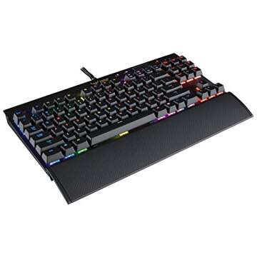 Corsair Gaming K65 RGB Compact Mechanical Gaming Keyboard - with Cherry MX Red Switches