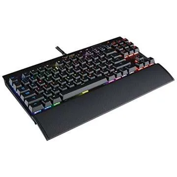 Corsair Gaming K65 RGB Compact Mechanical Gaming Keyboard - with Cherry MX Red Switches