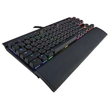 Corsair Gaming K65 RGB Compact Mechanical Gaming Keyboard - with Cherry MX Red Switches
