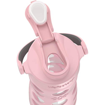 Lifefactory 16-Ounce Glass Water Bottle for Healthy Living