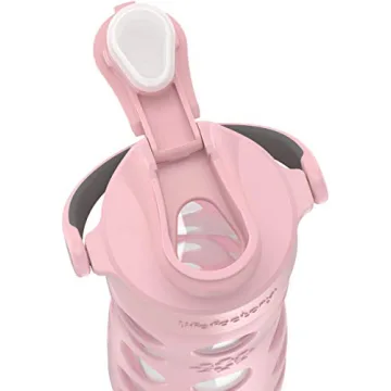 Lifefactory 16-Ounce Glass Water Bottle for Healthy Living