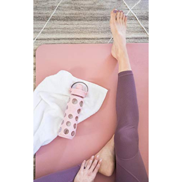 Lifefactory 16-Ounce Glass Water Bottle for Healthy Living