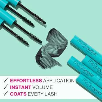 wet n wild Enhance and Define Megawear Mascara, Gentle Gel Volumizing Formula that Promotes Full & H...