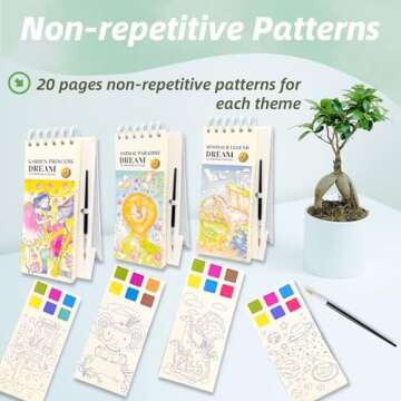 Creative Watercolor Painting Book for Kids Ages 3-5