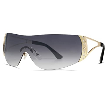 VANLINKER Oversized Y2K Sunglasses for Trendy Fashion Lovers