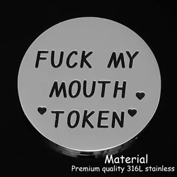 HUTIMY Blow Job Tokens Fun Sexual Accessories for Him