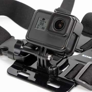 Versatile Sametop Chest Mount Harness for GoPro Cameras