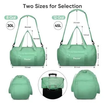 BALEINE Waterproof Gym Bag for Sports and Travel