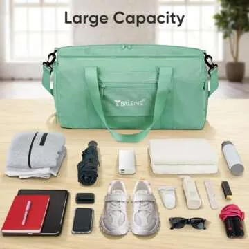 BALEINE Waterproof Gym Bag for Sports and Travel