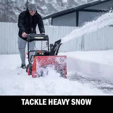 PowerSmart 24-Inch Gas Snow Blower with Electric Start