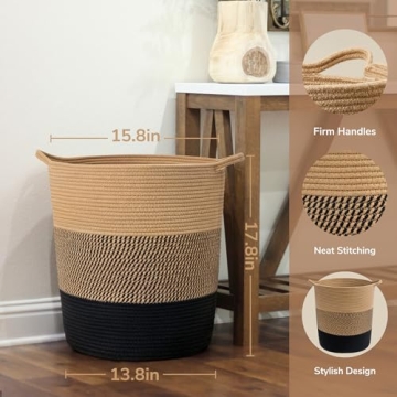 Chic INDRESSME Laundry Basket for Stylish Organization
