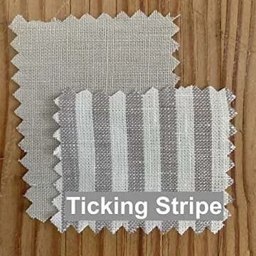 Stylish Linen Seat Covers for Dining Chairs - Ruffled Design