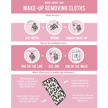 Dual-Sided Makeup Removing Cloths Pack for Effortless Cleansing