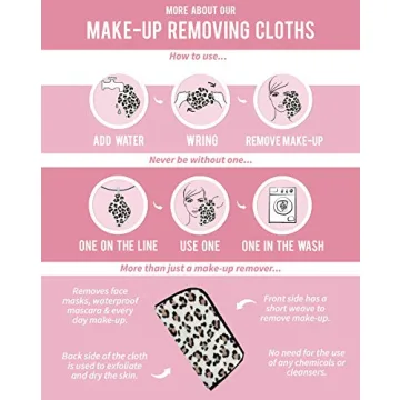 Dual-Sided Makeup Removing Cloths Pack for Effortless Cleansing