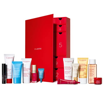 Clarins Holiday Sparkle Gift Set | 12-Piece Advent Calendar | Limited Edition
