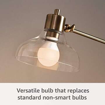 All-new Echo Show 10 (3rd Gen) - Glacier White - bundle with Ring A19 Smart LED Bulb