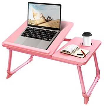 CloudTrip Laptop Desk for Bed or Couch, Lap Desk, Woking in Bed Desk, Home Office Desks, Breakfast T...