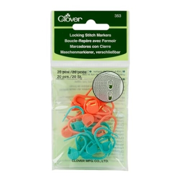 Clover Lock Ring Markers for Easy Stitch Tracking