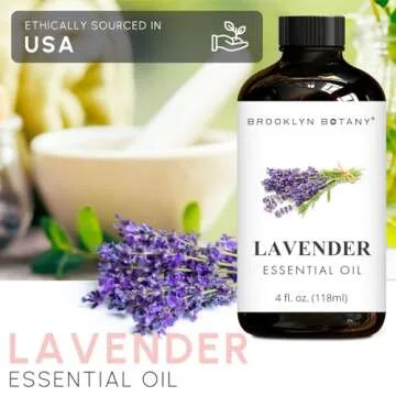 Brooklyn Botany Lavender Essential Oil - Pure 4 Fl Oz