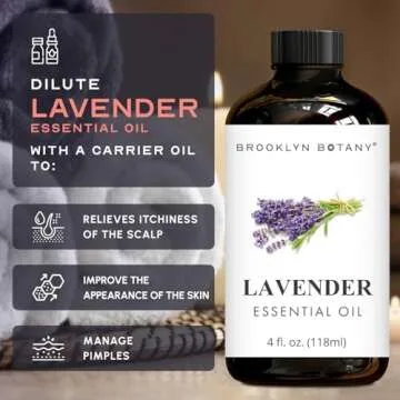 Brooklyn Botany Lavender Essential Oil - Pure 4 Fl Oz