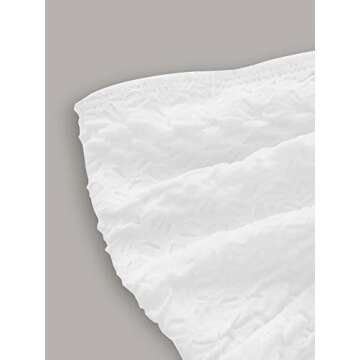 Meladyan Women Y2K Twist Slits Front Tube Top Sexy Strapless Texture Bandeau Top Sweetheart Neck Sleeveless Crop Tank Tops White