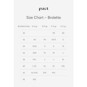 Pact Black Organic Cotton Bralette for Comfortable Fit
