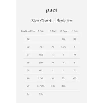 Pact Black Organic Cotton Bralette for Comfortable Fit