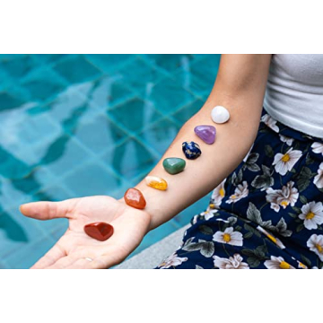 Healing Crystals Kit - Chakra Stones, Rose Quartz & More