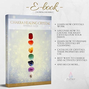 Healing Crystals Kit - Chakra Stones, Rose Quartz & More