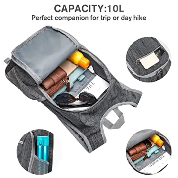 G4Free Lightweight Packable Hiking Backpack for Travel