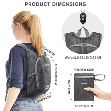 G4Free Lightweight Packable Hiking Backpack for Travel